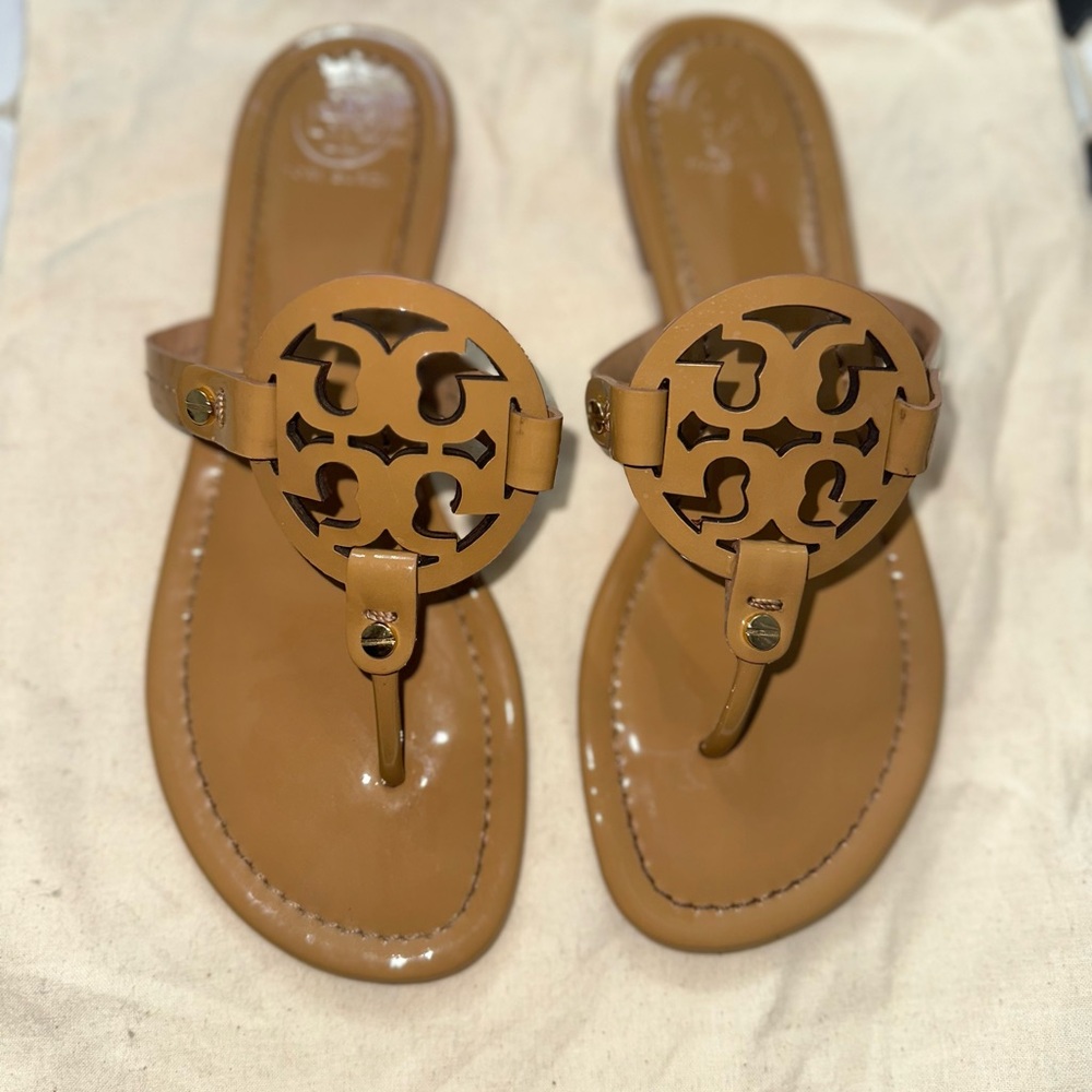 Tory Burch Miller Sandals - Tan - Size 7 - WORN ONCE